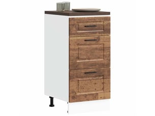 Meuble de rangement, armoire de cuisine porto vieux bois bois d'ingénierie shl6036