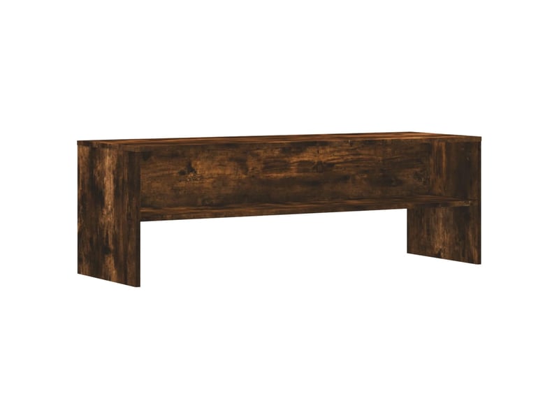  Meuble tv - banc tv - meuble de rangement chêne fumé 120x40x40 cm bois d'ingénierie  - Conforama A