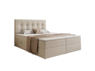 Lit coffre 180x200 cm IDOHOME VENUS coloris beige