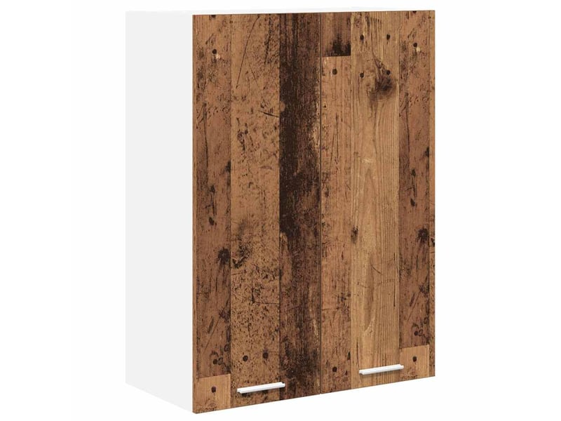  Meuble de rangement, armoire suspendue bois ancien 60x31x80cm bois d'ingénierie shl5691  - Conforama A