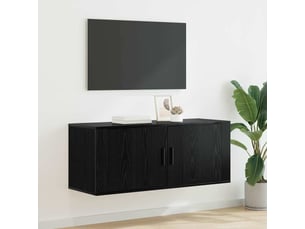 Meuble tv coloris noir 100 cm <strong></strong>  <strong></strong>