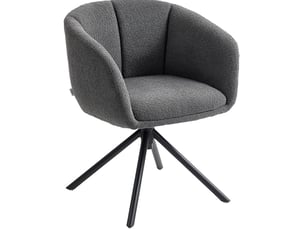 Fauteuil fixe pivotant <strong>HAUSS SPOLE</strong> <strong></strong> Polyester gris vendu A l'unité