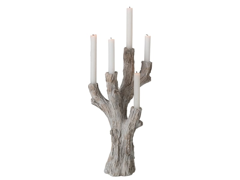  Chandelier 5 branches piet 49cm taupe  - Conforama B