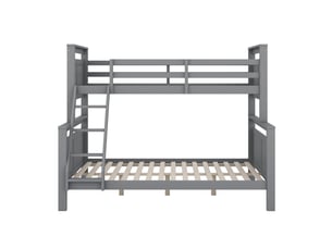 Lit superposé 90x200 cm <strong>ZOVIRA</strong> <strong></strong> coloris gris