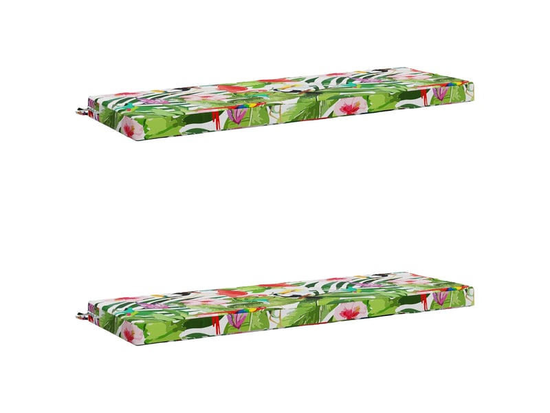 Lot de 2 coussins de banc, coussins d'assise soest 100 % polyester cf56897 - Conforama A