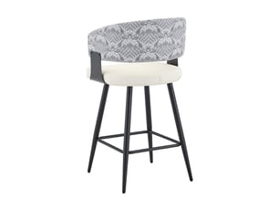 Fauteuil fixe   Simili blanc