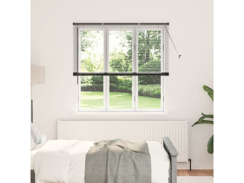  Store vénitien, store de fenêtre noir 175 x 145 cm 25 mm aluminium cf48123  - Conforama B