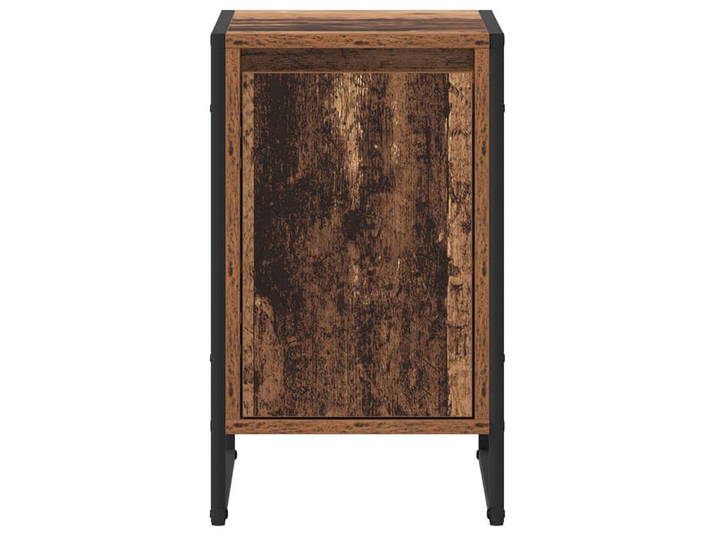 Table de chevet - cabinet de chevet - table de nuit bois ancien 39,5 x 30 x 50 cm bois d'ingénierie - Conforama E
