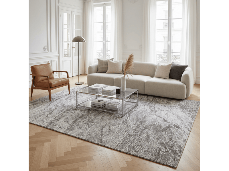  Tapis texturé aux tons naturels cliff - 120x170 cm  - Conforama B