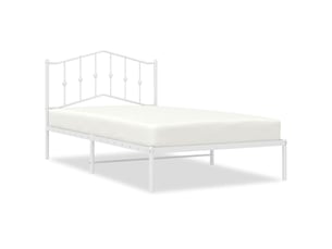 Lit simple 100x200 cm    coloris blanc