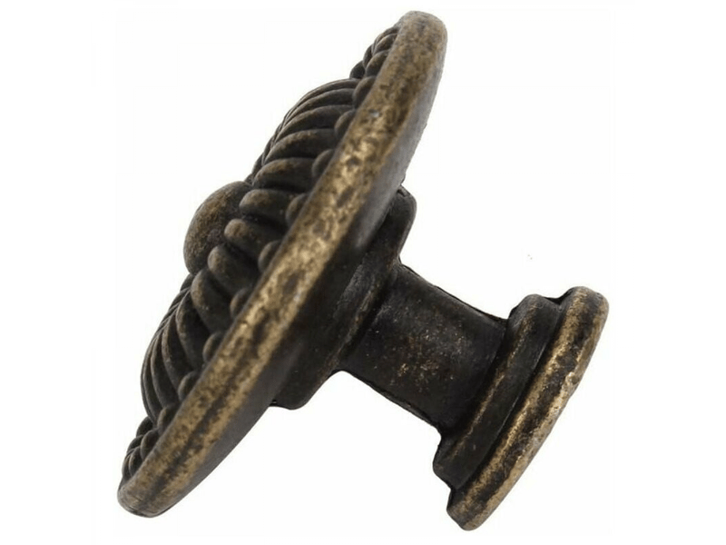  12 boutons vintage en laiton φ30mm. Pour meubles, tiroirs et armoires de cuisine, style ancien  - Conforama E