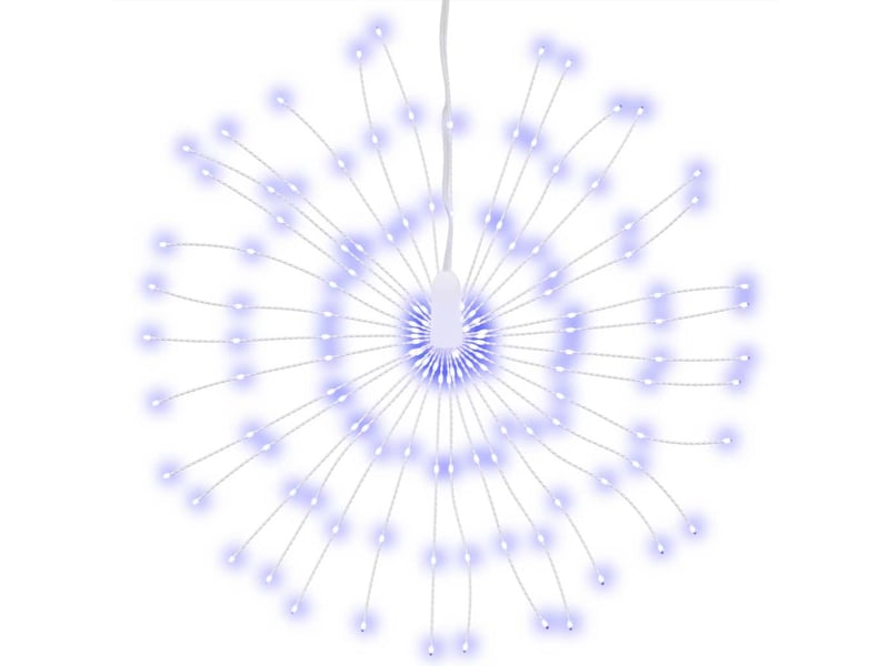  Étoile rayonnante de noël 140 led bleu 17 cm  - Conforama A
