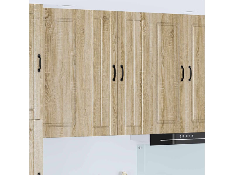 Meuble mural de cuisine, armoire de cuisine chêne sonoma 60x31x100cm shl6568 - Conforama B
