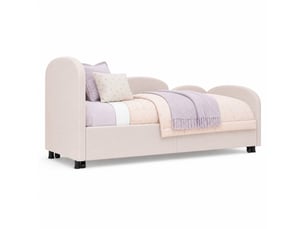 Lit simple 90x200 cm <strong>VIVRYN</strong>  <strong></strong> coloris rose