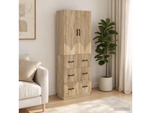 Armoire <strong></strong> <strong></strong> coloris bois clair largeur 66 cm