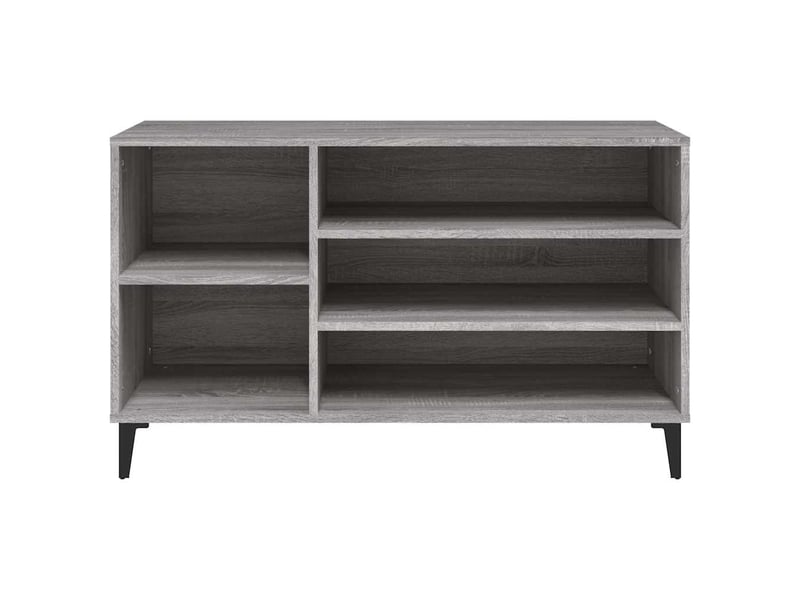  Armoire à chaussures sonoma gris 102x36x60 cm bois d'ingénierie shl4830  - Conforama E