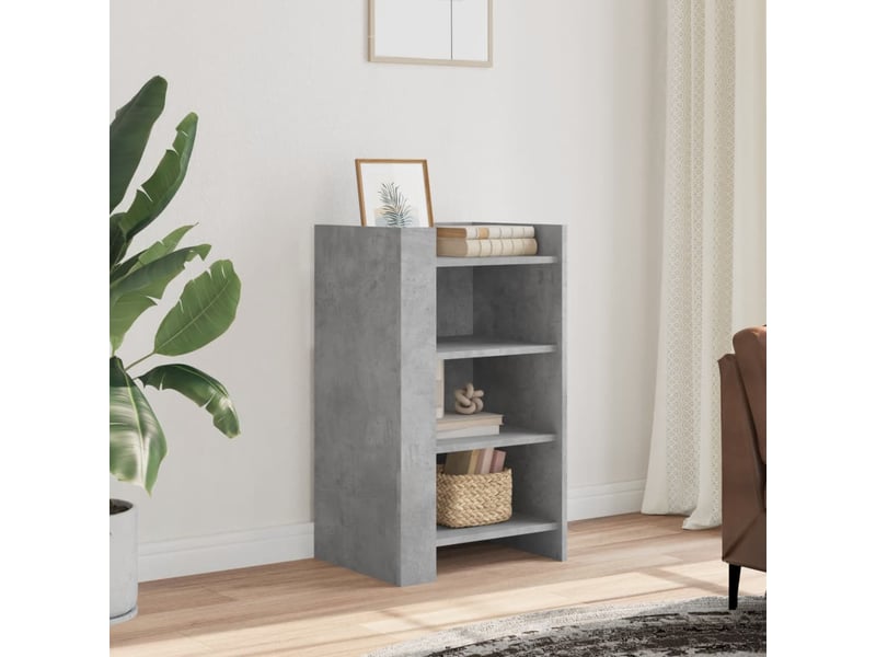  Buffet - bahut - meuble de rangement gris béton 45x35x75 cm bois d'ingénierie  - Conforama B