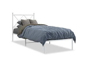 Lit simple 80x200 cm    coloris blanc