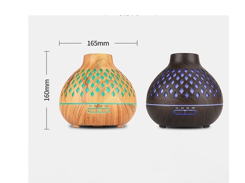  Diffuseur d'huiles essentielles 400ml – pour maison et yoga  - Conforama B