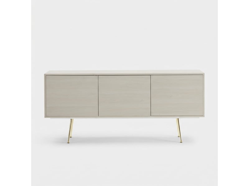 Buffet moderne avec 3 portes sayen - beige  - Conforama C