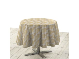 Nappe antitache ronde zena 180cm jaune