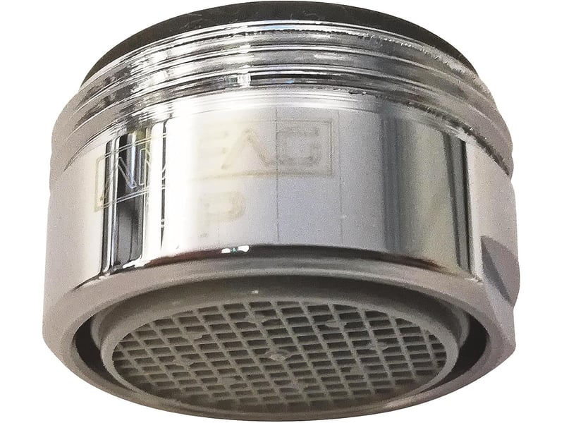  Aérateur mâle chromé pour robinets, améliorez le confort de votre robinet avec cet accessoire gris argenté pour eau chaude et froide  - Conforama E
