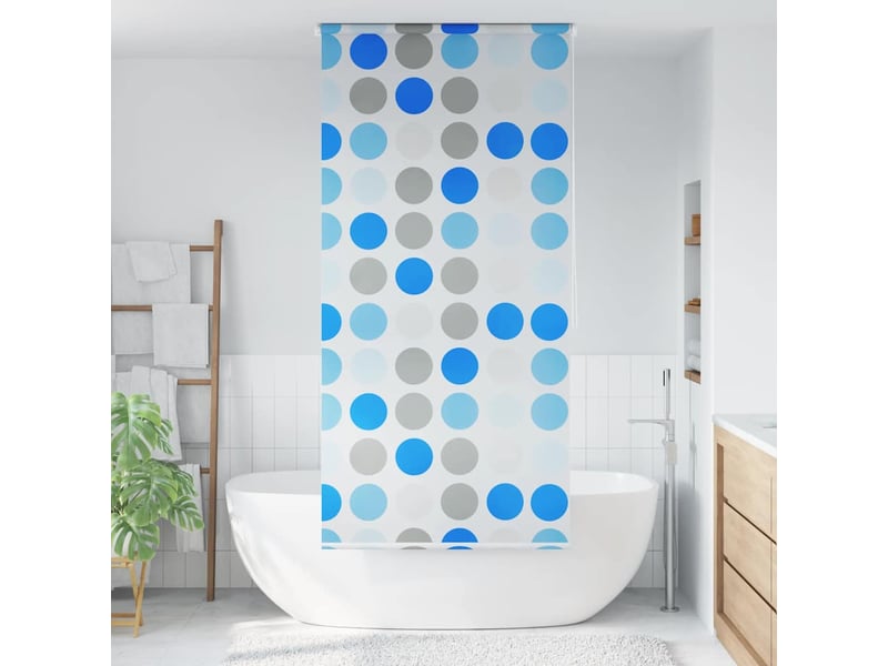 Store enrouleur, store roulant de douche 80x240 cm cercle cf47284 - Conforama B