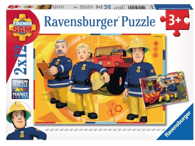  Puzzle 2x12p sam en intervention sam le pompier 07584 - Conforama A