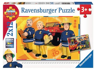 Puzzle 2x12p sam en intervention sam le pompier