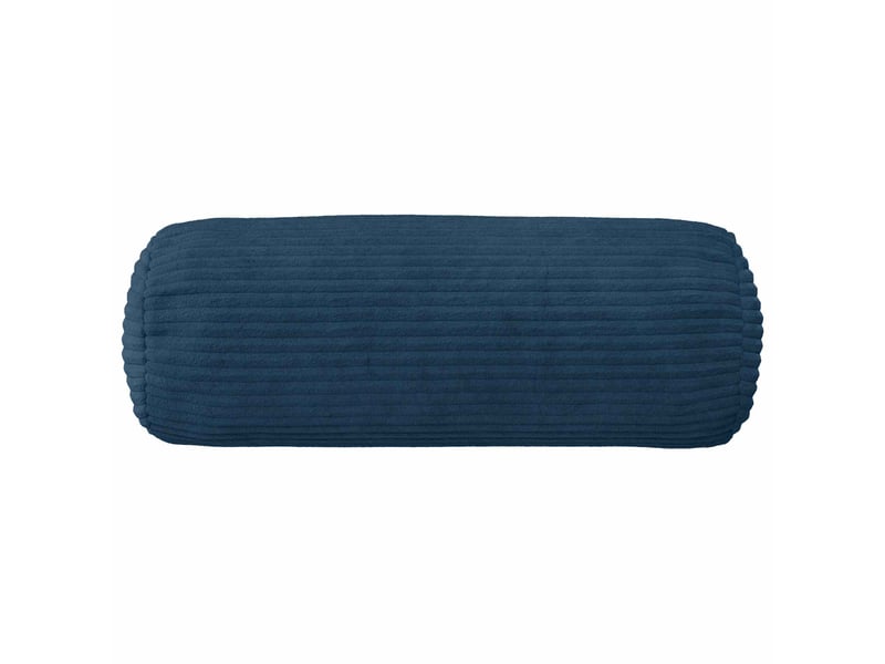  Lot de 6 housses de coussin heerlen bleu marine ø 15 x 40 cm cf49915  - Conforama C