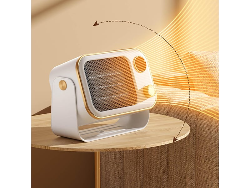  Chauffage soufflant portable en céramique ptc avec fonction de chauffage rapide, protection contre la surchauffe et le basculement (blanc YSK0006100SJY - Conforama C