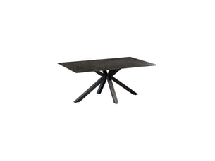 Table basse rectangulaire coloris gris MEUBLORAMA - 60 cmx100 cm