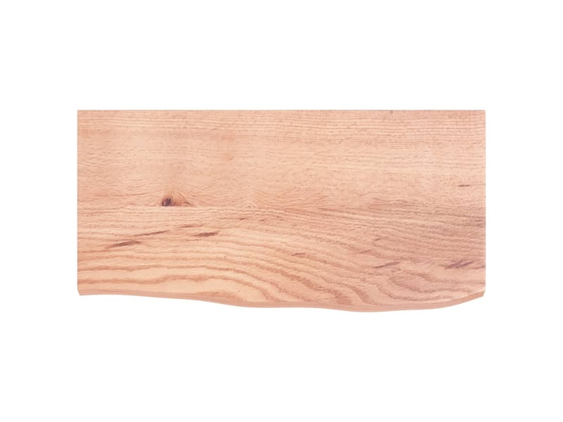  Comptoir de salle de bain, plan de travail marron clair 60x30x2 cm bois traité cf65826  - Conforama C