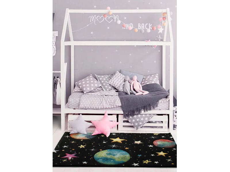  Tapis enfant atticgo toys 170x120 cm noir - 100% polypropylène 22984 - Conforama B