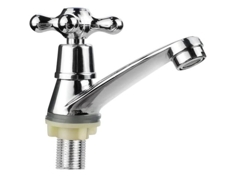  Mitigeur de lavabo moderne à poignée croisée – alliage de zinc – noyau en céramique – installation facile sans perçage – économie d'eau ERFDS-GXD00350-LSY - Conforama A