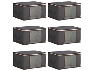 Boîte de rangement avec fenêtre latérale transparente 6 pcs shl9319