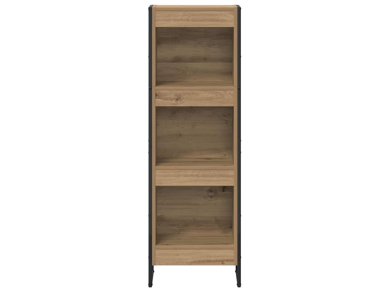 Bibliothèque, armoire à livres 40 x 30 x 121 cm bois d'ingénierie chêne artisan - Conforama E