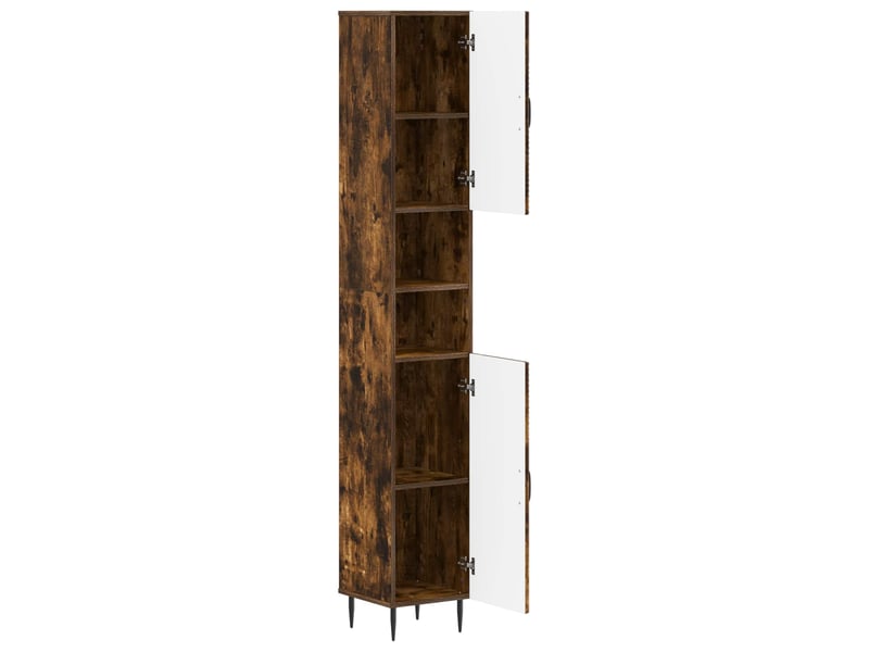 Colonne de salle de bain avec étagère ouverte haarlem shl5991 - Conforama C