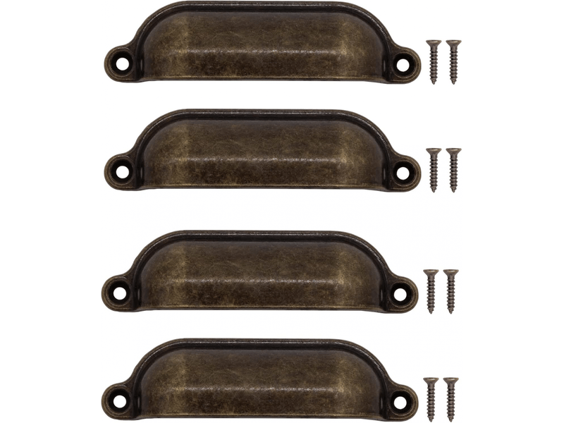 Poignées de tiroirs, poignées de meubles, en fer, pour meubles, buffets, coffres, commodes vintage  - Conforama B