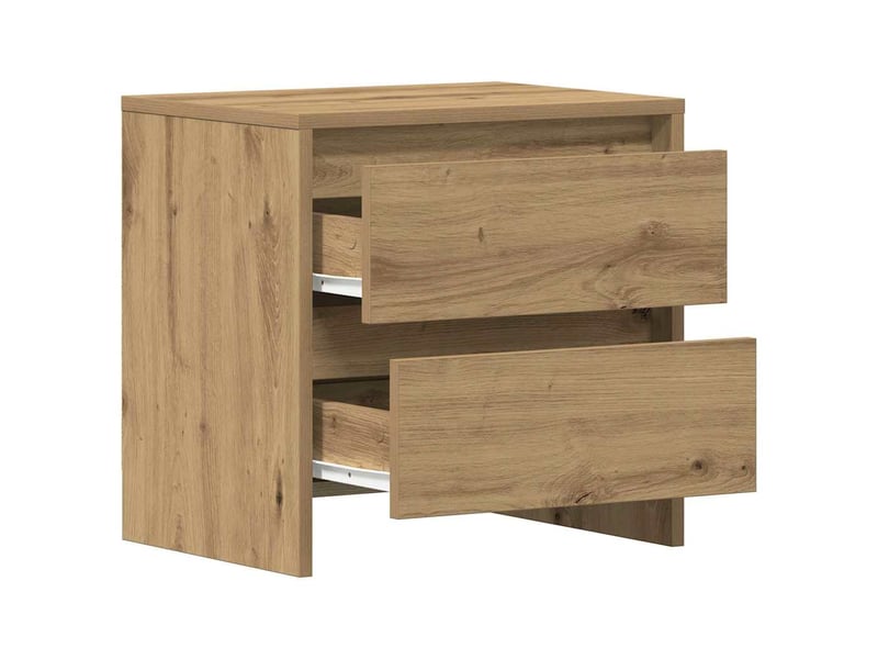  Table de chevet - cabinet de chevet - table de nuit 2 pièces chêne artisanal 45 x 34 x 44,5 cm  - Conforama D