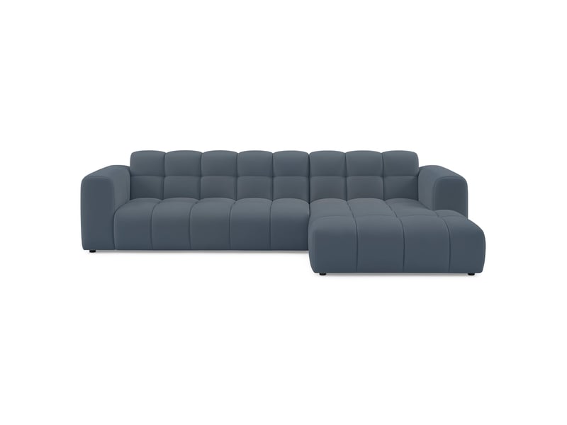 Selsey boloon - canapé d'angle - 300 cm - velours bleu clair Boloon - Conforama A