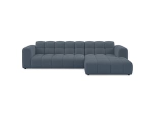 Selsey boloon - canapé d'angle - 300 cm - velours bleu clair