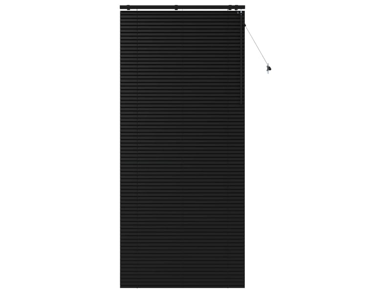 Store vénitien, store de fenêtre noir 110 x 250 cm 35 mm bois de paulownia massif cf48053 - Conforama A