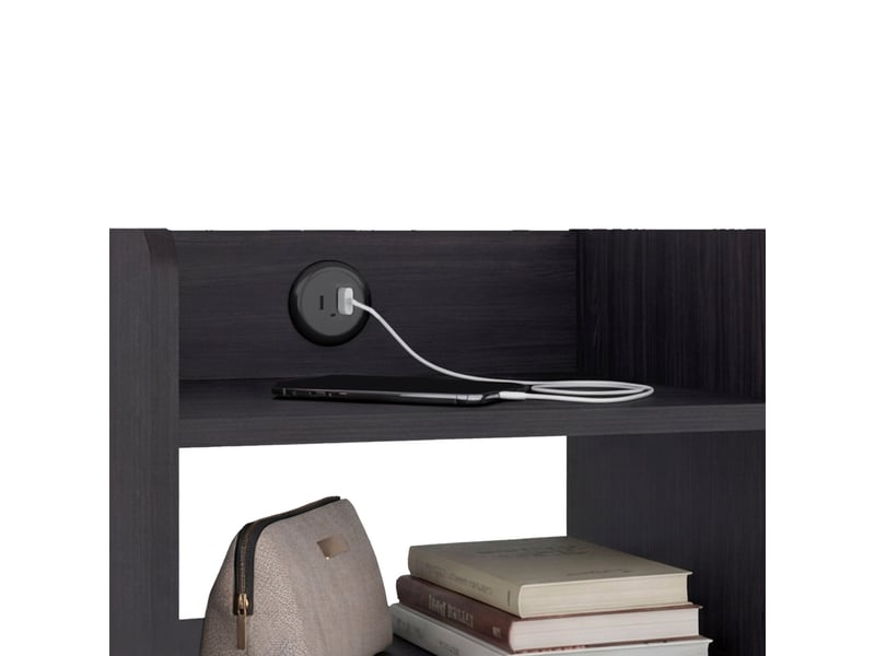  Table de chevet didi de 40 cm, wengé  - Conforama D