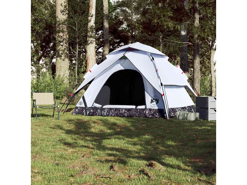 Tente de camping, tente à dôme 5 personnes libération rapide shl51681 - Conforama C