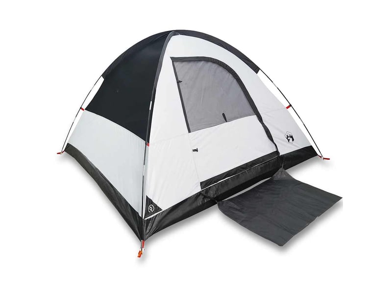  Tente de camping, tente à dôme 3 personnes tissu occultant imperméable shl28053  - Conforama A