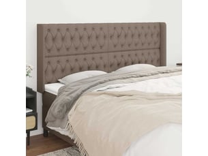 Tete de lit A poser largeur 183 cm   taupe