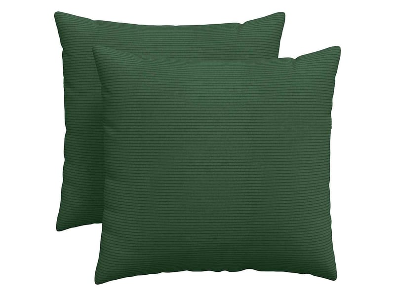  Lot de 2 coussins de canapé, coussins décoratifs vert foncé 50 x 50 cm cf59188  - Conforama A