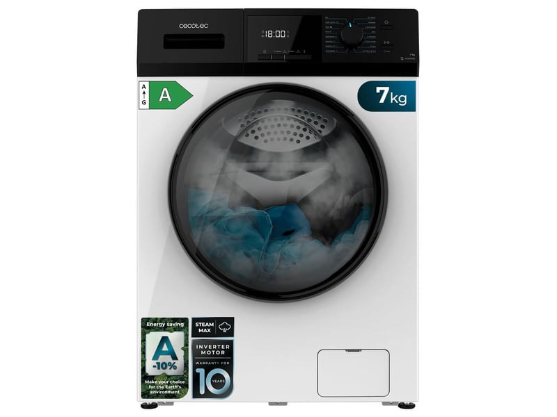 Machine à laver cecotec bolero dresscode 7411 inverter 1200 rpm 7 kg  - Conforama A