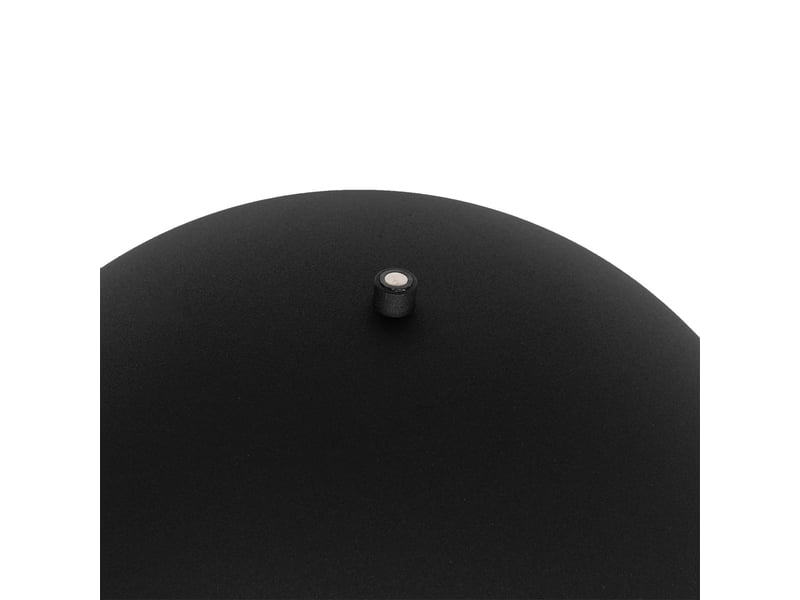 Lampadaire d'extérieur noir rechargeable à 3 niveaux de luminosité - keira  - Conforama E